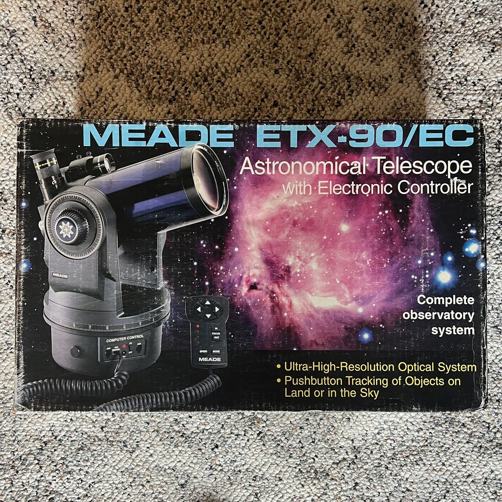 Meade ETX-90EC Catadioptric Telescope w/ Box For Parts *READ*.