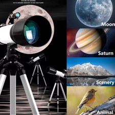 60mm-90mm Refractor Telescope  Kit w/Phone adapter for Astronomy Beginners picture