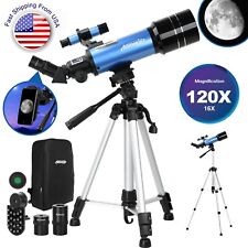 120X Telescope Astronomical with Adjustable Tripod Backpack for Beginners Gift picture