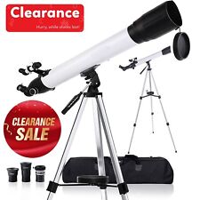 Clearance 700X60mm Astronomical Refractor Telescope High Tripod for Kid Adult picture