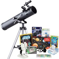 Kids Telescope Space Watcher Series with 35X-350X 76mm Reflector Telescope Kit 7 picture