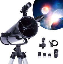 Telescope, 700Mm/76Mm Astronomical Telescope with Tripod, Wire Shutter, Phone Ad picture
