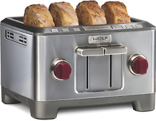 Wolf Gourmet 4-Slice Extra-Wide Slot Toaster with Shade Selector, Bagel picture