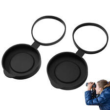 2PCS 10x42 Binoculars Rubber Len Cover Caps Protection Len Covers for Binoculars picture