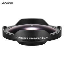 Andoer 37MM 0.3X HD Ultra Wide Angle Fisheye Lens With Hood For Camcorders A4P9 picture