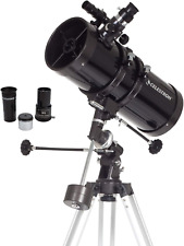 Manual Equatorial Telescope for Beginners Compact Portable 127Mm Aperture Black picture
