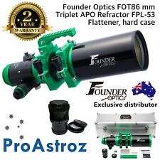 Founder Optics 86mm f/6.5 Triplet APO Refractor Telescope astrophotography FOT86 picture