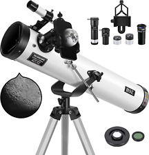 Reflector Telescope,76mm Aperture 700mm Focal Length Astronomy Reflector Tele... picture