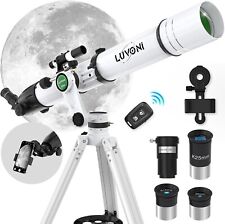 LUVONI Telescope, 90mm Aperture 900mm Telescopes for Adults Astronomy with Fi... picture