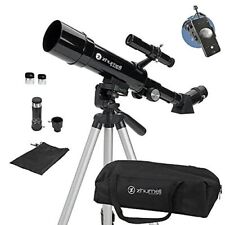 Zhumell - 50mm Portable Refractor Telescope - Coated Glass Optics - Ideal Tel... picture