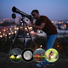 New 70090 Telescope 210X with  Plossl Eyepieces 90mm FMC Lens Adjustable Tripod picture