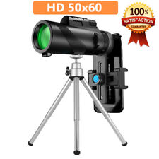 50X60 Zoom Optical HD Lens Monocular Telescope + Tripod + Clip for Cell Phone picture