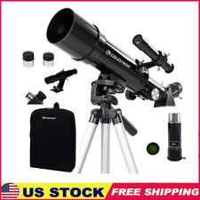 Telescope W/ Backpack ＆ Tripod Portable Travels Astronomical Beginner Bag 60 Mm  picture