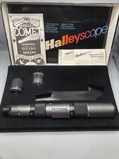 Vintage 1980’s Halleyscope Telescope and Guide, 32X, 40mm zoom, 35mm photo picture