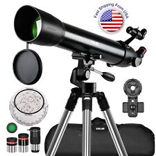 210X Telescope High Power for Moon Watching with Mobile Holder Carrying Bag Gift picture