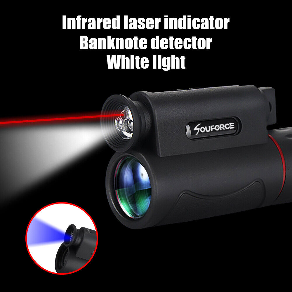99X99 BAK7 Prism HD Zoom Monoculars Night vision Telescope +LED Flashlight+laser