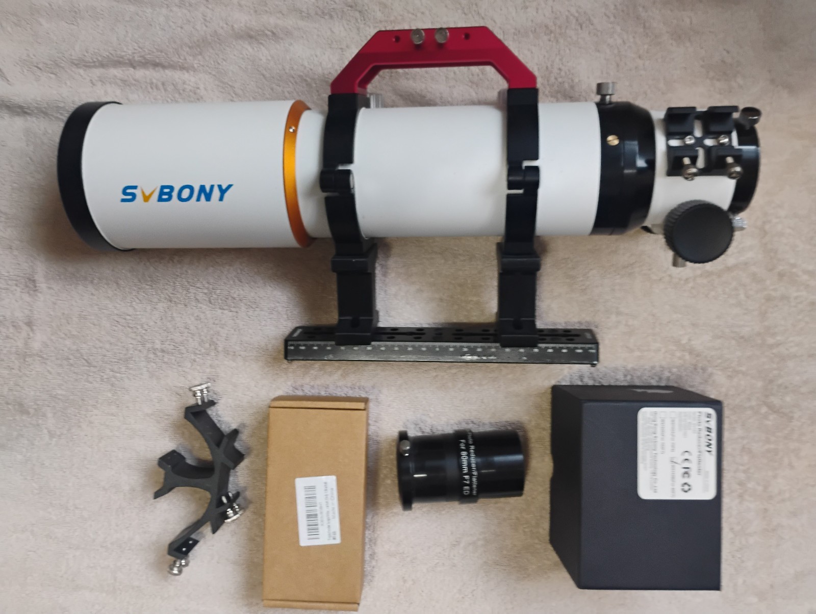 SVBONY SV503 80ED Telescopes Astronomical w/ 0.8x Focal Reducer and acsserories SVBONY SV503 80ED Telescopes Astronomical w/ 0.8x Focal Reducer and acsserories