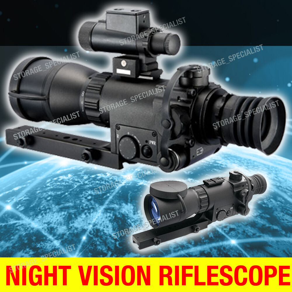Night Vision Rifle Scope Riflescope Hunting Trail Tracker IR Gen Professional 3X