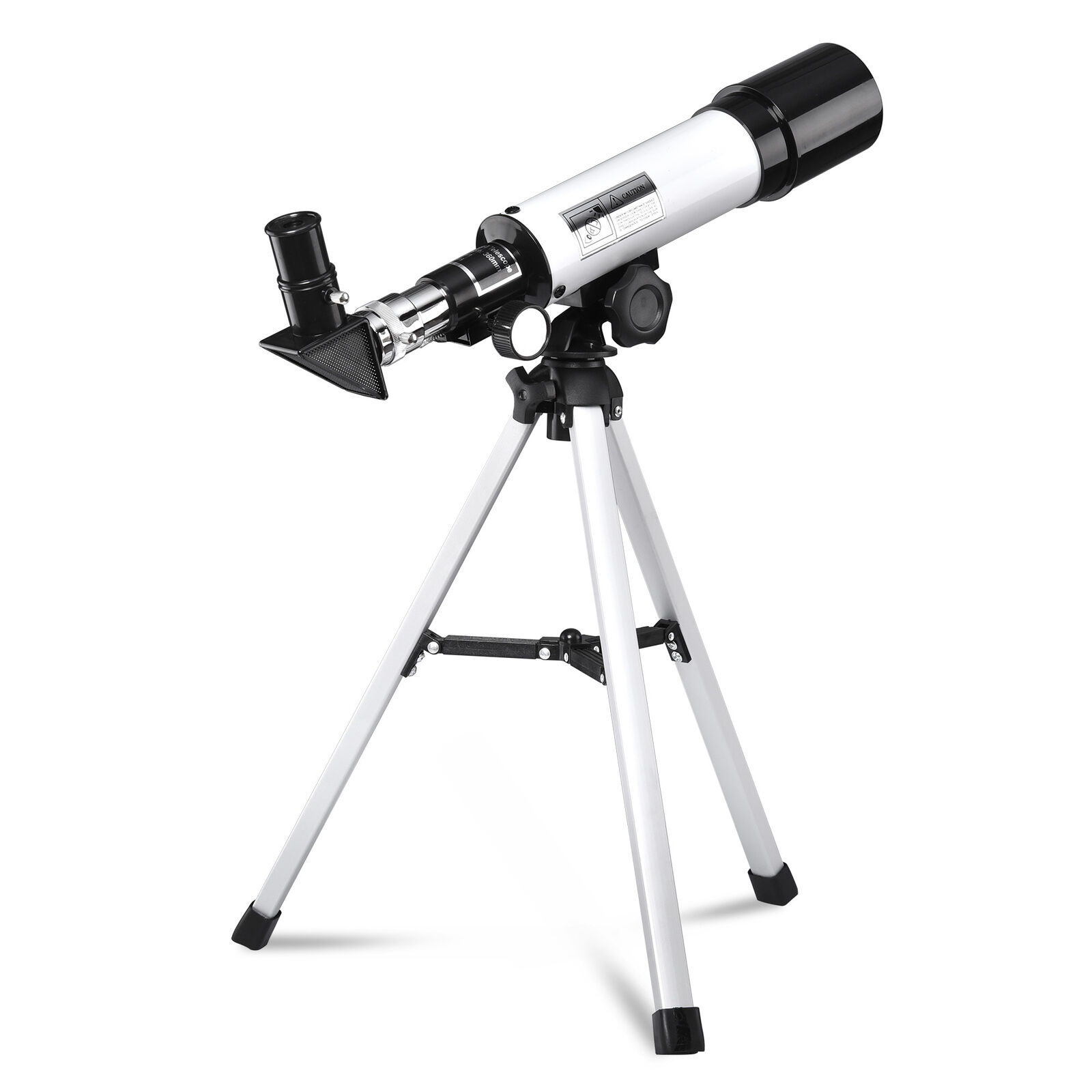 50mm Astronomical Refractor Telescope 2 Eyepieces w/ Aluminum Tripod Kids Gift