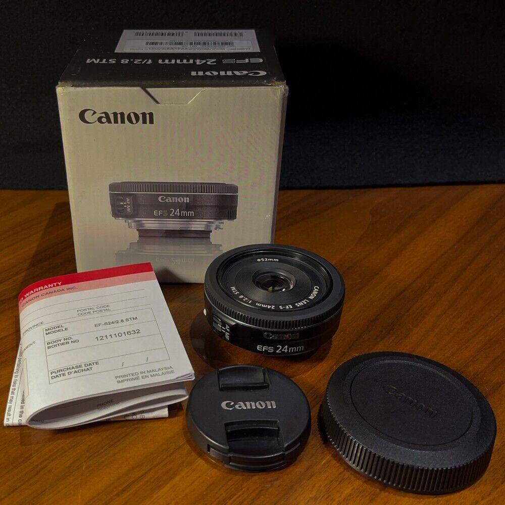 Canon EF-S 24mm f/2.8 STM Lens - Open Box