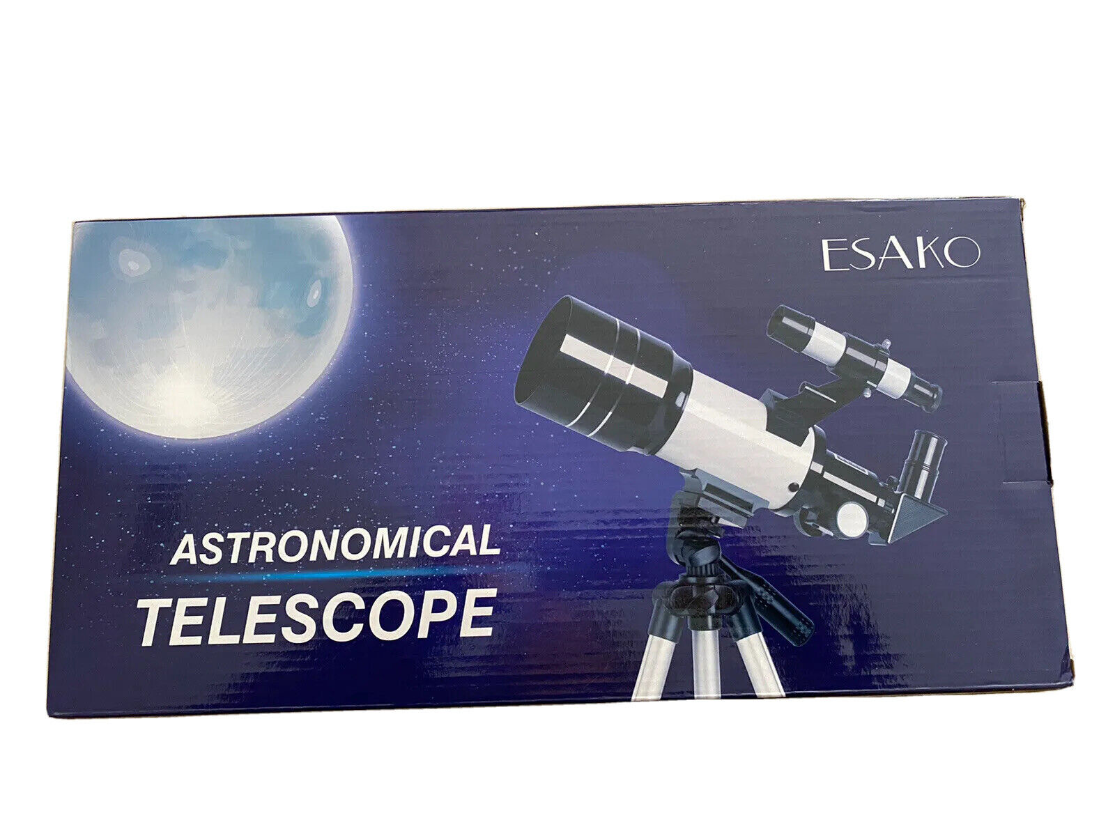 ESAKO ~ Astronomical Telescope for Beginners ~ 300x70mm ~ phone adapter ~ tripod