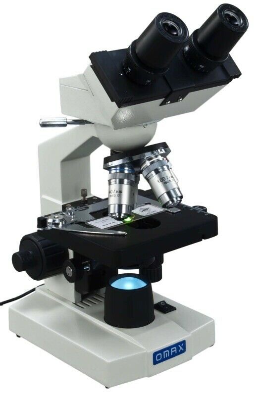 OMAX 40X-2000X Binocular Compound LED Microscope w/ Mechanical Stage