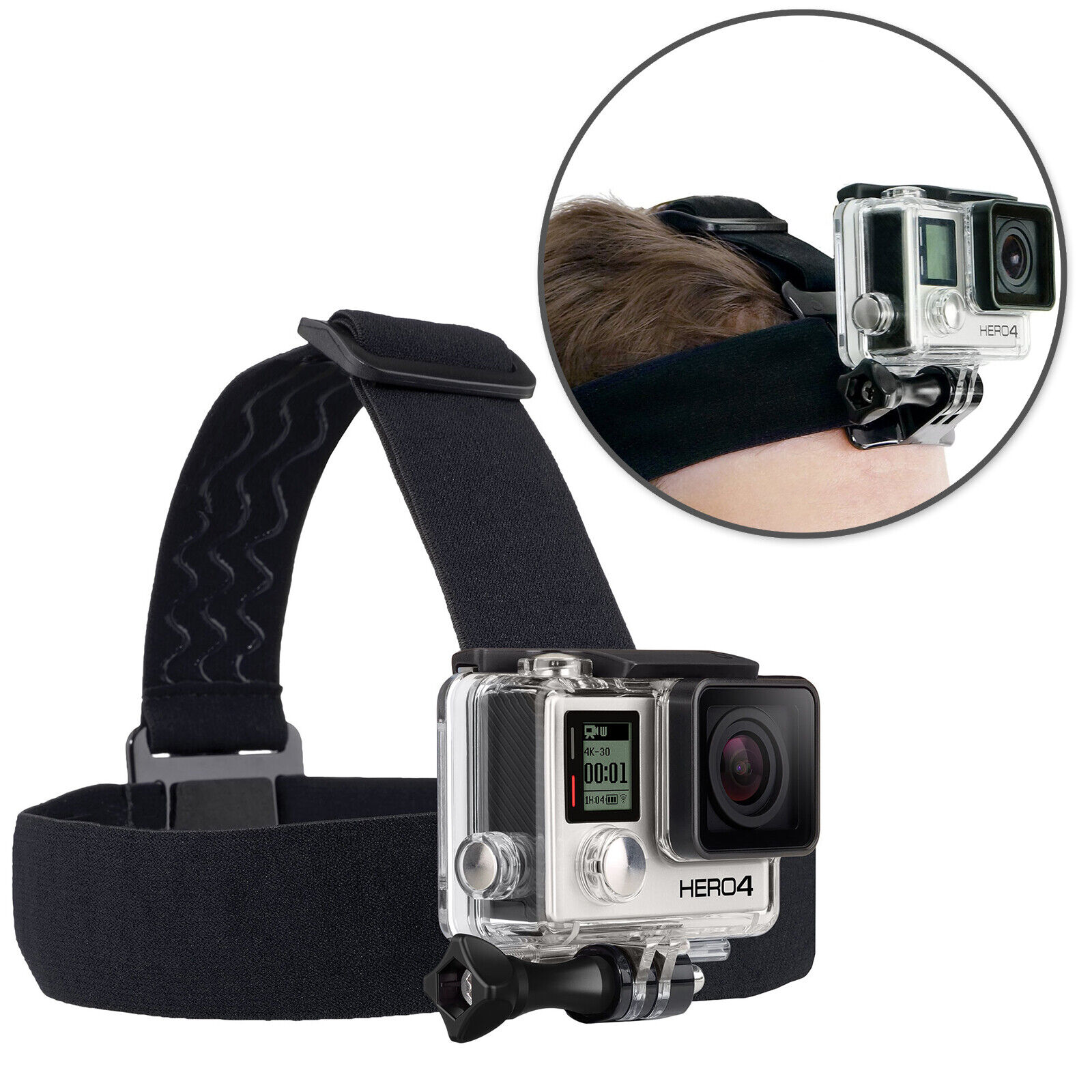 Harness Head  Mount Accessories For GoPro Hero 3 4 5 6 7 8 Max 9 10 Session 1 2