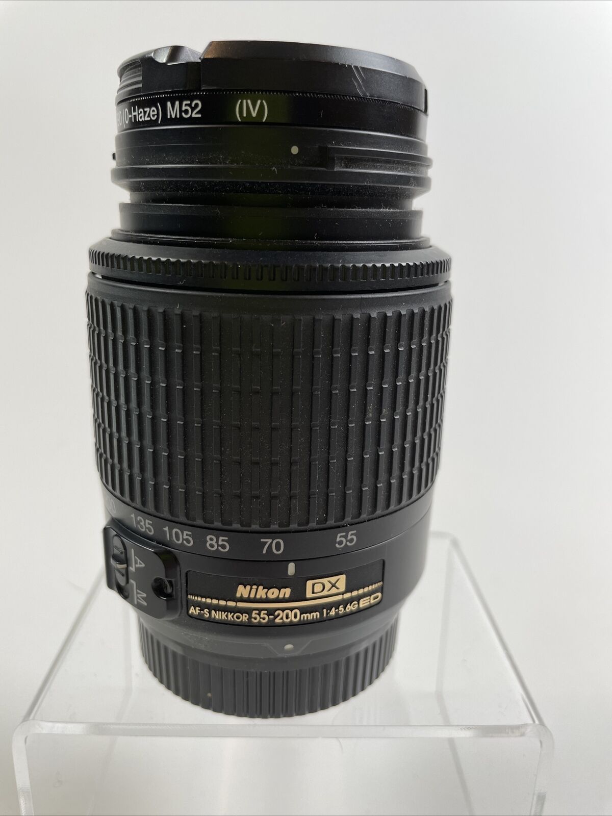 Nikon DX SWM ED AF-S Zoom-NIKKOR 55-200mm f/4-5.6G  With Lens Caps