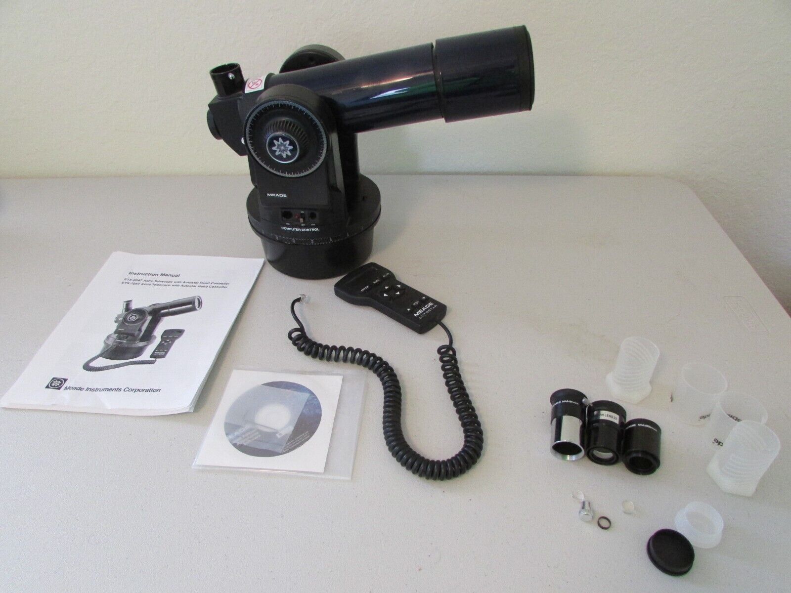 Meade ETX-60 AT  Digital Telescope Autostar Computer With Controller - For Parts