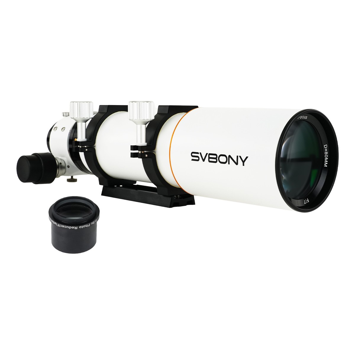 SVBONY SV503 80ED Telescopes Astronomical w/ 0.8x Focal Reducer New Upgraded SVBONY SV503 80ED Telescopes Astronomical w/ 0.8x Focal Reducer New Upgraded