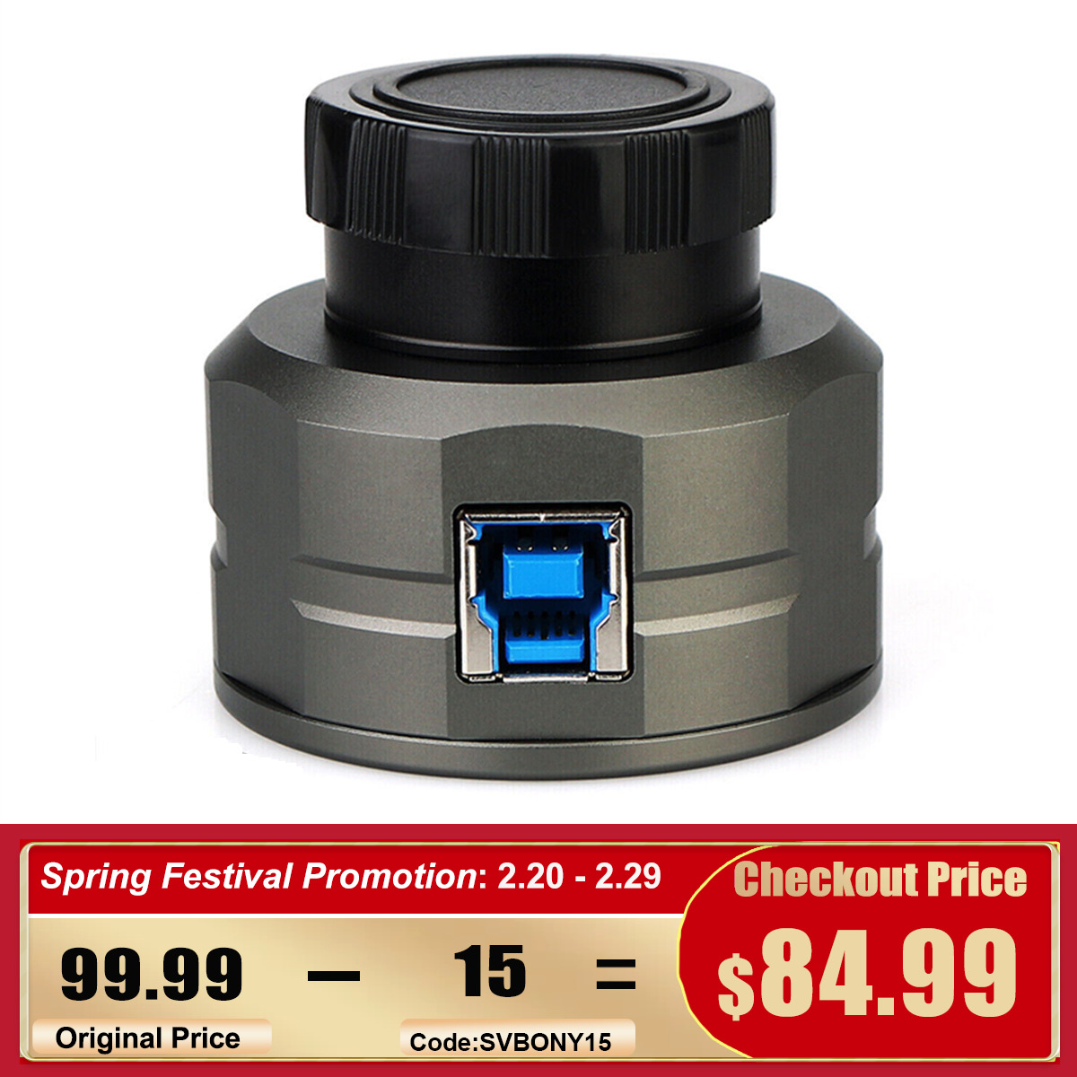SVBONY SV205 Astronomical Camera 1.25” 7.05MP CMOS Color eyepiece USB3.0