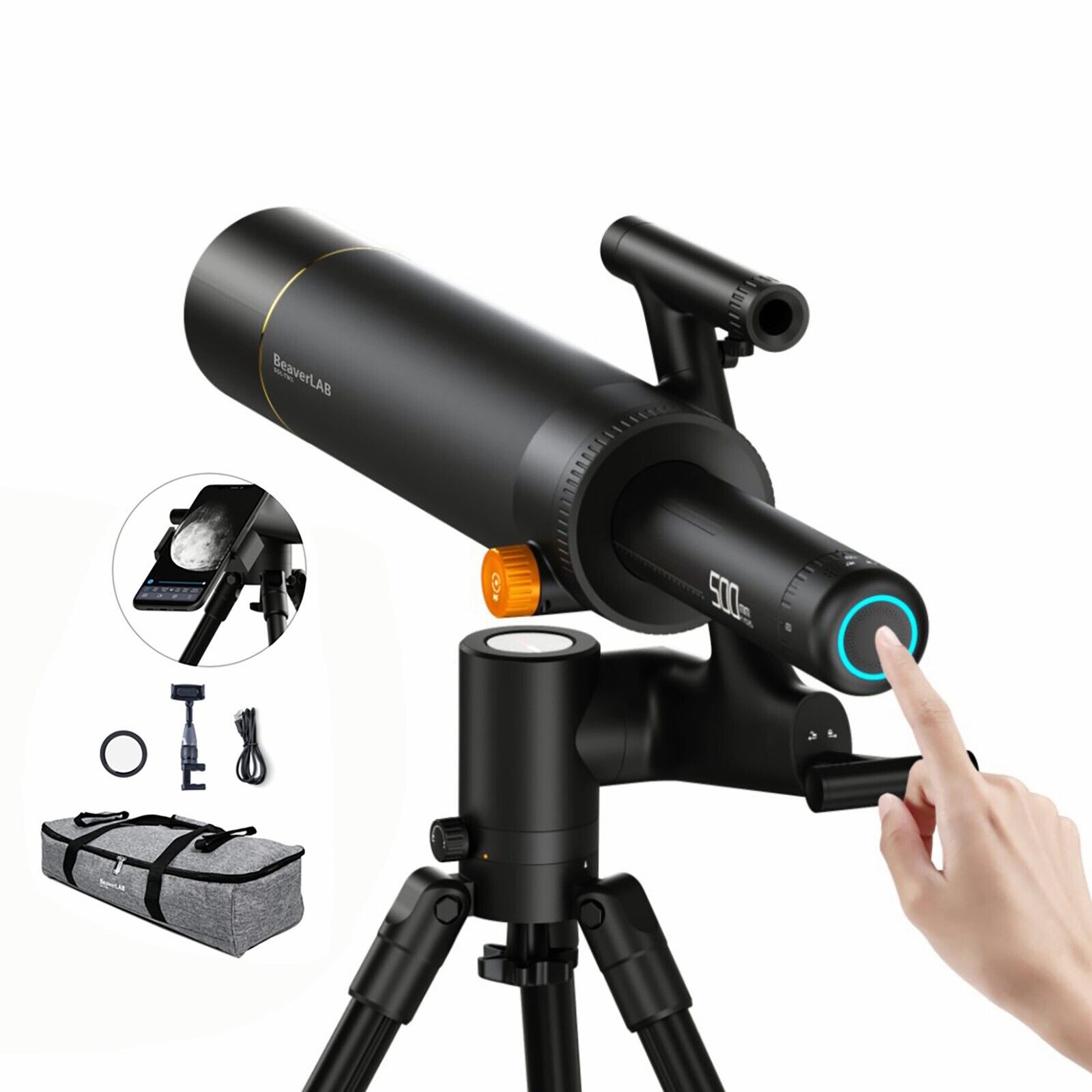 BeaverLAB TW1 Smart Digital Telescope Refracting Astronomy for Teens and Adults