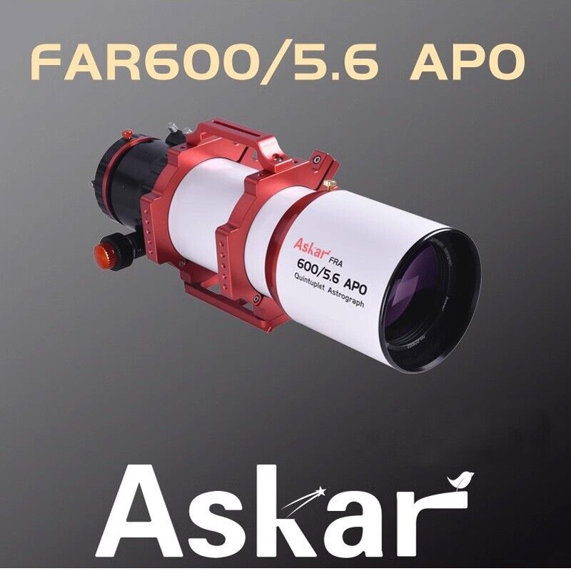 Askar FRA600 108mm f/5.6 with 3 inch F3.9 full frame reducer Professional photog