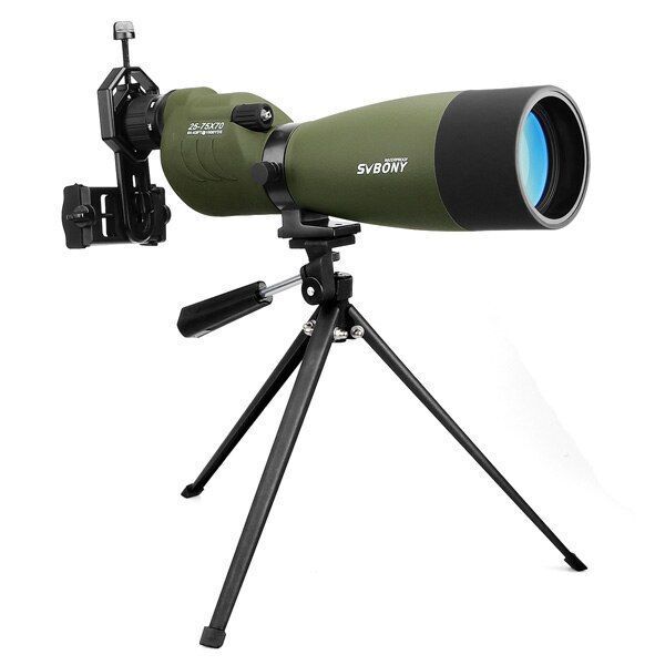 SVBONY SV17 25-75x70 Spotting Scope Zoom Telescope Spyglass Powerful Monocular