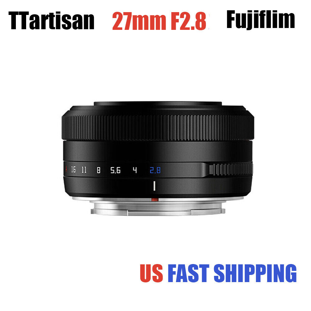 TTArtisan 27mm F2.8 XF APS-C Auto Focus Lens for Fujifilm X Mount Camera Black