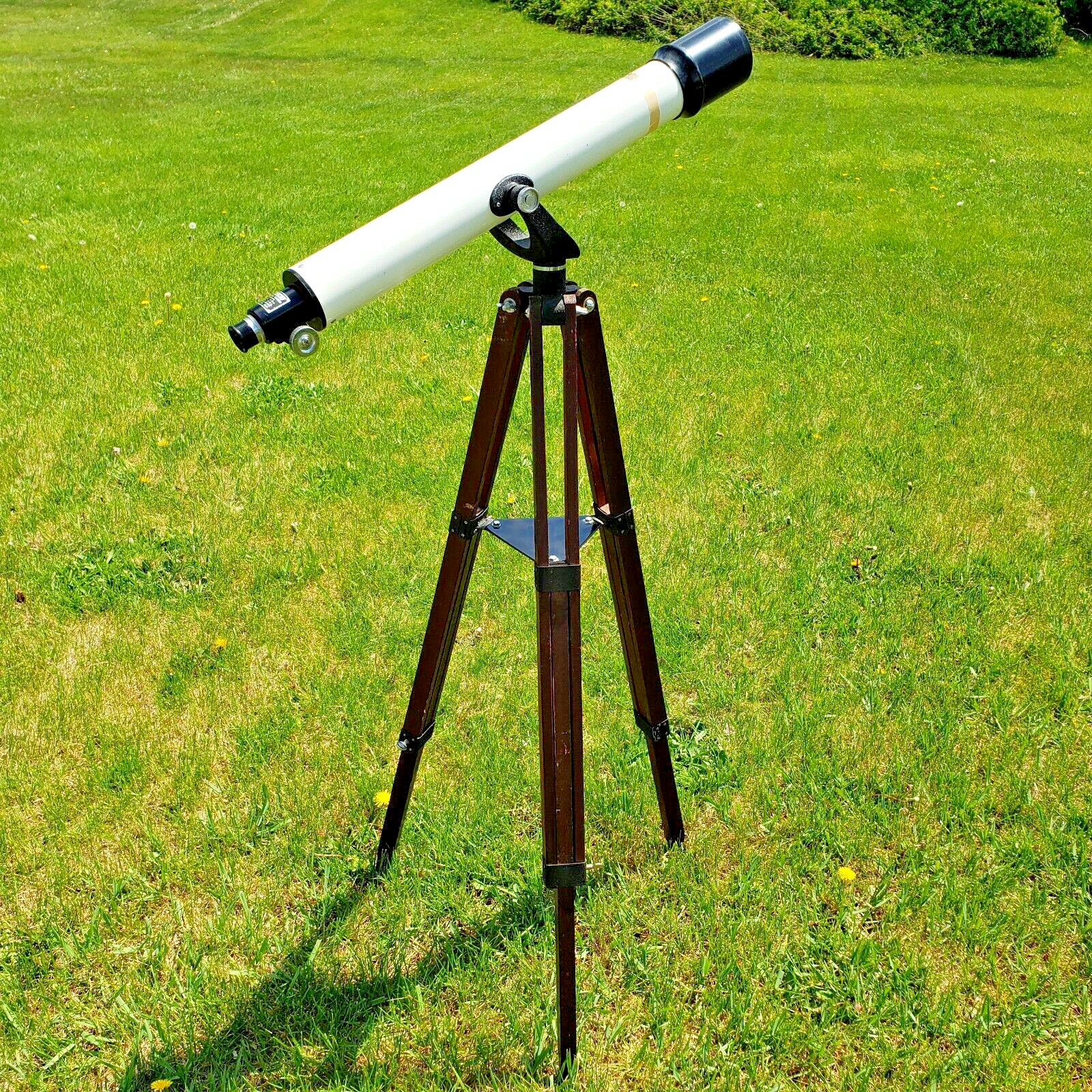 Tasco 5VTE Star Gazer 60x432mm Refractor Telescope with Box - Vintage