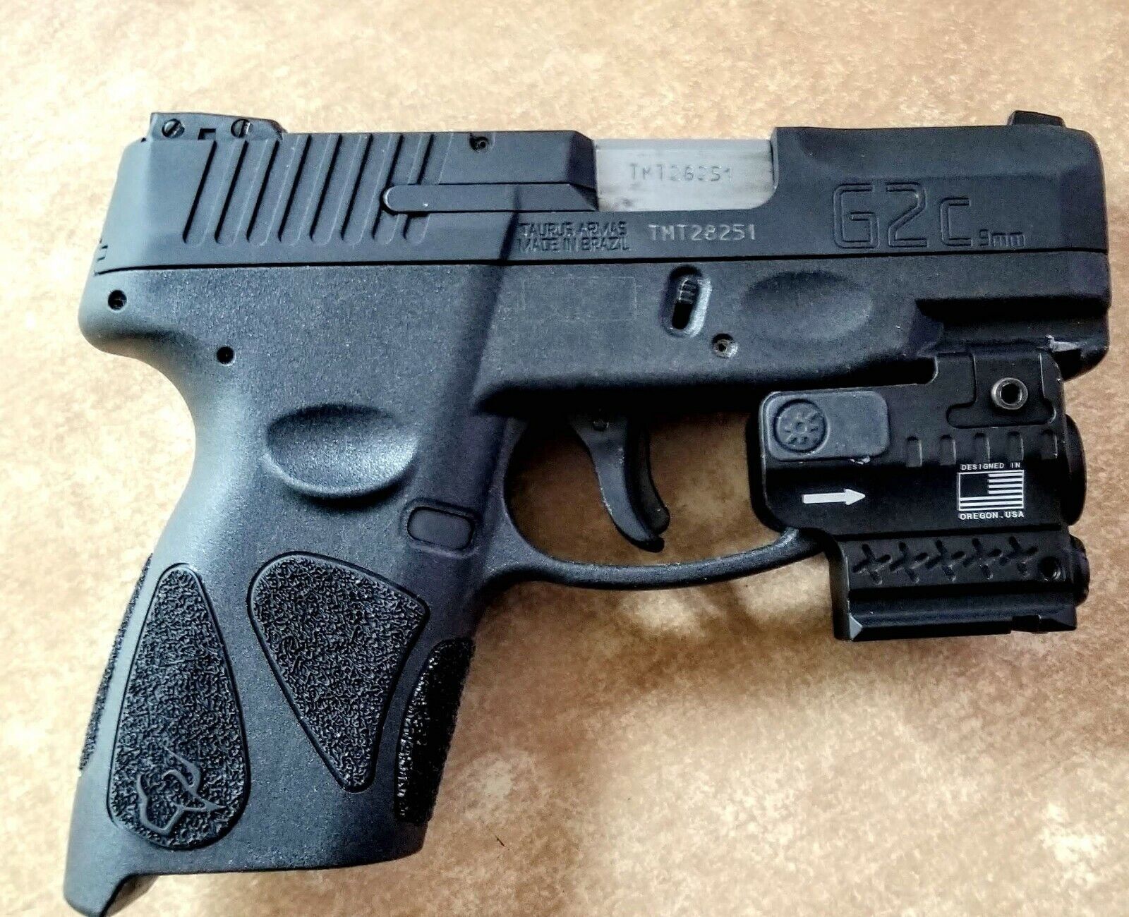 Green Pistol Laser Sight Flashlight for Taurus PT111 G2 G2C G3S G3 TX2 Handgun