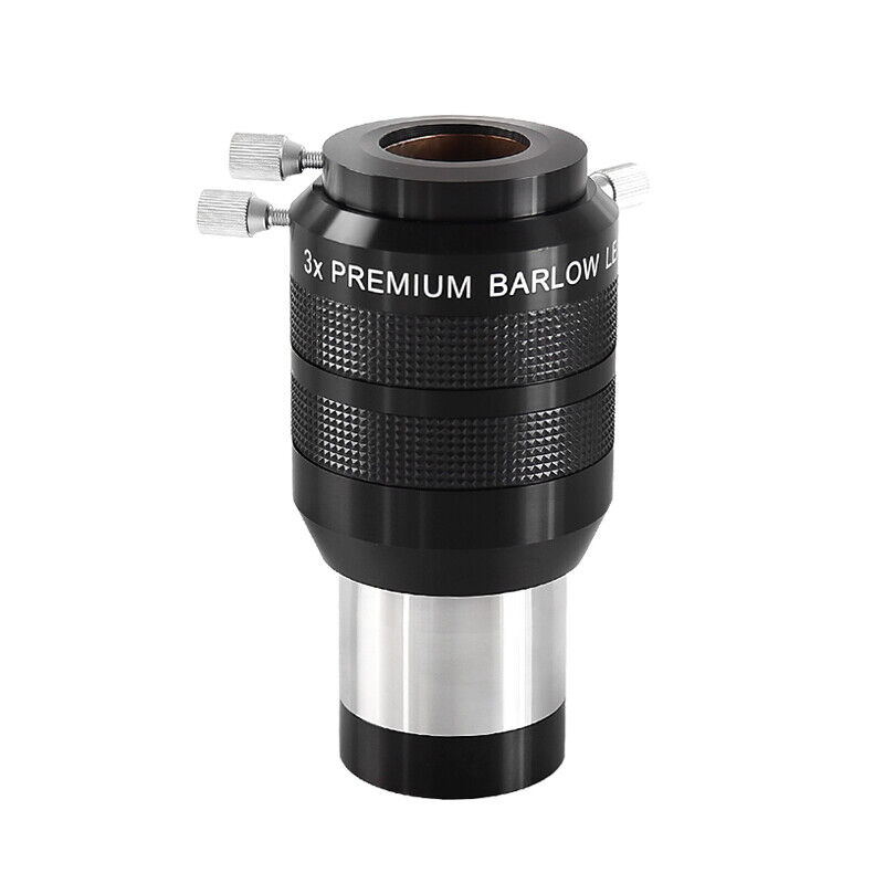 2INCH Apochromatic 4-Element 3x Barlow Lens with Compression Ring for Telescope