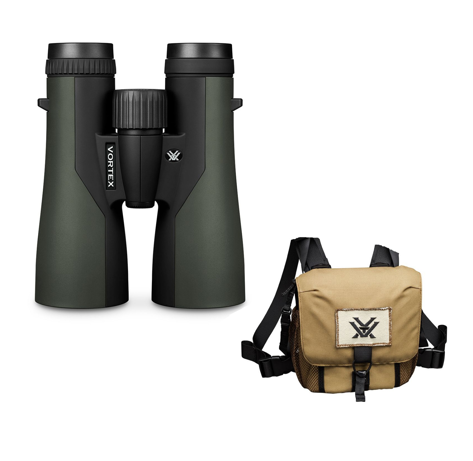 Vortex 12x50 Crossfire HD Binoculars CF-4314 - With GlassPak Harness Case