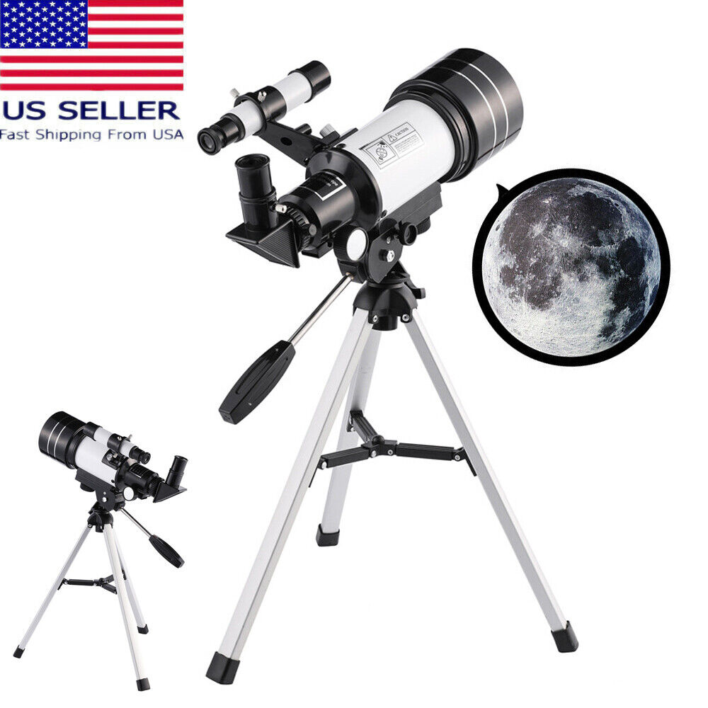 Beginner 300mm Astronomical Telescope Fits HD Viewing Space Star Moon W/Tripod