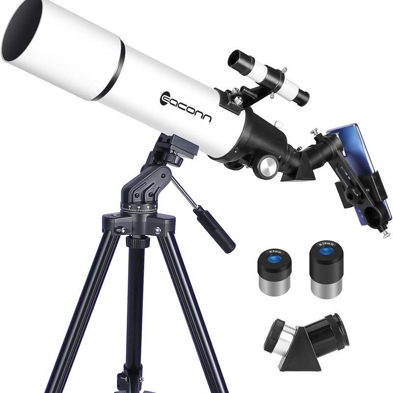 Telescope for Adults Astronomy, 80mm Aperture, Compact Portable with Backpack